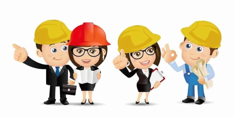 bande dessinée de technicien de service