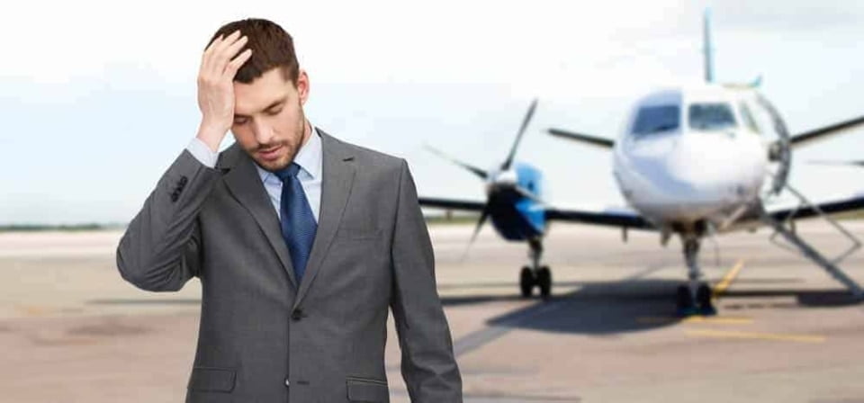 Voyage d'affaires avec obstacles