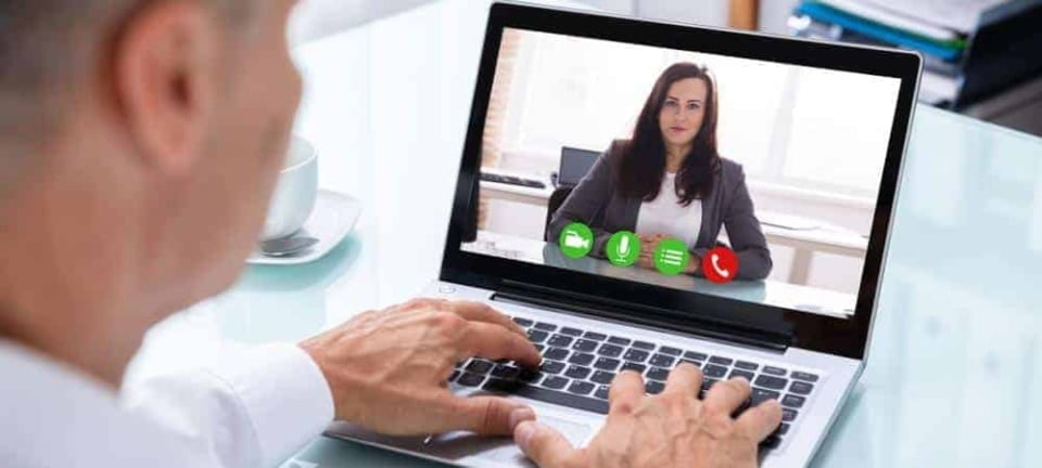 Les entretiens d'embauche par vidéo sont la grande exception