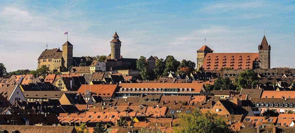 Panorama de la vieille ville de Nuremberg